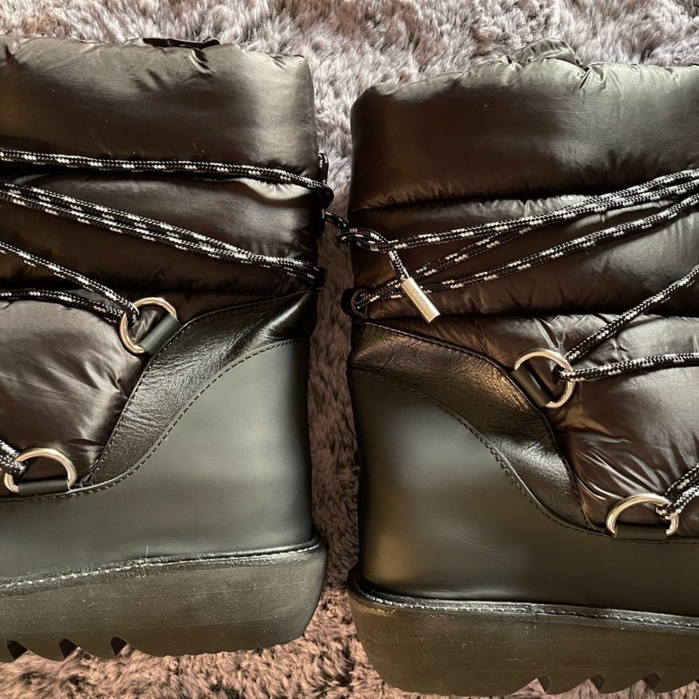 SACAI Hiking Black Snow Boots Size 37 - Picture 3 of 16